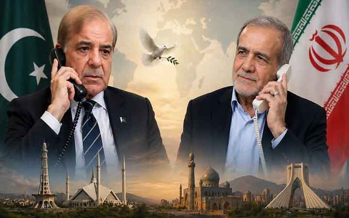 ইরানের প্রেসিডেন্টকে টেলিফোনে যা বললেন শাহবাজ শরিফ