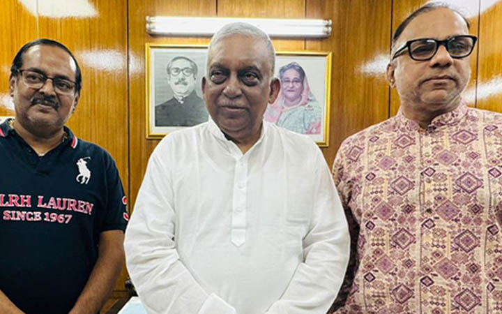 স্বরাষ্ট্রমন্ত্রীর সঙ্গে সাক্ষাৎ করলেন ডিপজল-মিশা