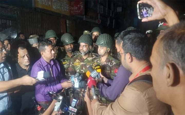 বিস্ফোরকের আলামত নেই, বিস্ফোরণ বেসমেন্টে: সেনাবাহিনী