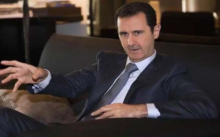 ব্যক্তিগত বিমানে দামেস্ক ছেড়ে পালালেন বাশার আল-আসাদ