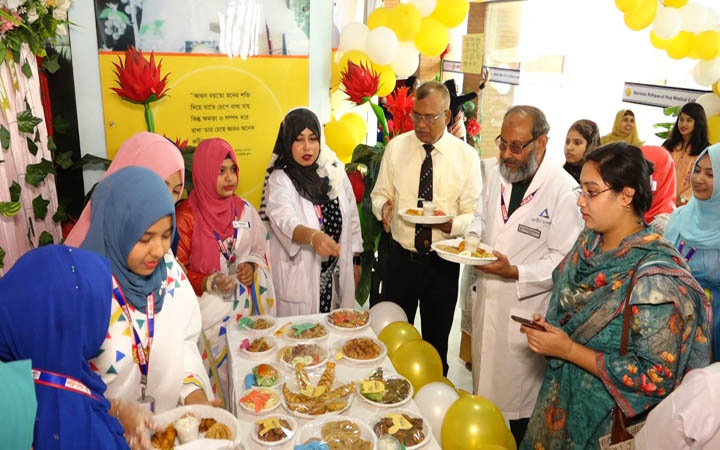 বসুন্ধরা আদ্-দ্বীন নার্সিং ইনস্টিটিউটে বনার্ঢ্য পিঠা উৎসব