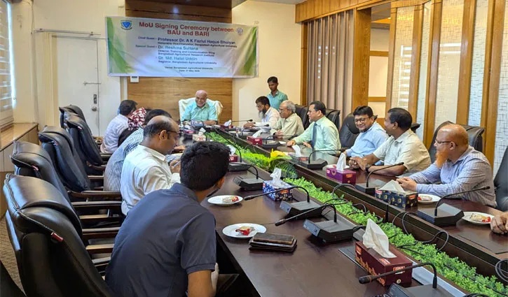 বাকৃবি-বারির মধ্যে গবেষণা সহযোগিতা চুক্তি