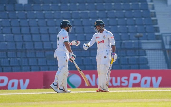 জয়-সাদমানের ব্যাটে দারুণ সূচনা বাংলাদেশের