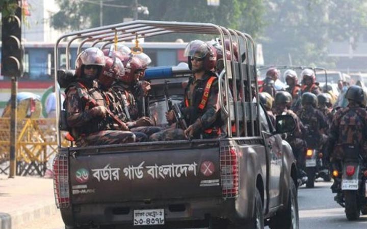 তৃতীয় ধাপের নির্বাচনে ৩০০ প্লাটুন বিজিবি মোতায়েন