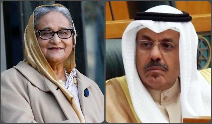 প্রধানমন্ত্রী শেখ হাসিনাকে কু‌য়ে‌তের প্রধানমন্ত্রীর ফোন