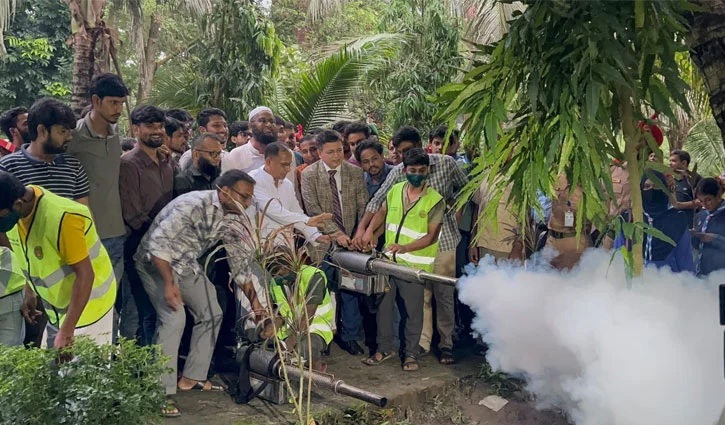 বেরোবিতে ডেঙ্গু প্রতিরোধ ও পরিচ্ছন্নতা অভিযান