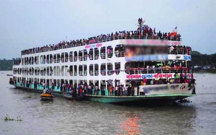 ভোলার ৬ নৌপথে যাত্রীবাহী লঞ্চ চলাচল বন্ধ