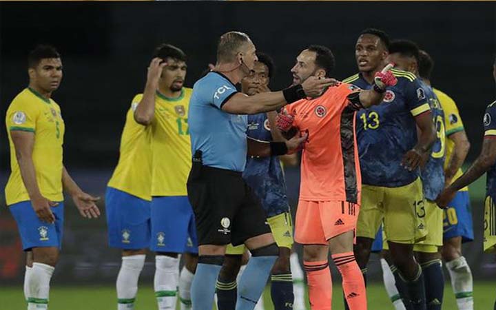 কলম্বিয়াকে হারিয়ে কাতার বিশ্বকাপে ব্রাজিল