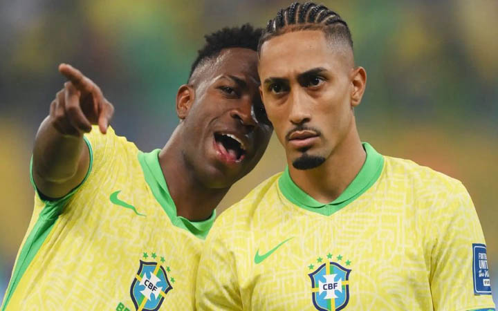 ব্রাজিলে রাফিনিয়া-ভিনি-রদ্রিগোকে তুলোধুনো