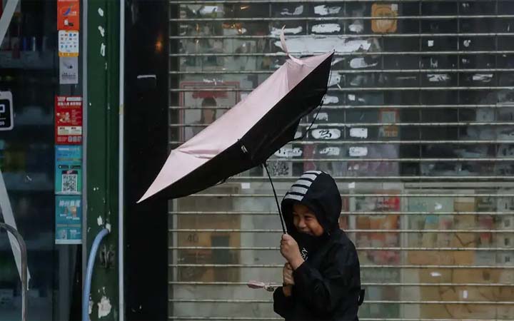 চীনের হংকংয়ে ভয়াবহ বন্যা