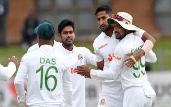 শান্ত- জয়ের সেঞ্চুরি জুটিতে টাইগারদের লাঞ্চ বিরতি