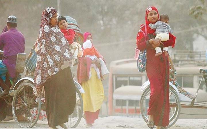 রাজধানীর বাতাসের মানের উন্নতি, অবস্থান পঞ্চমে