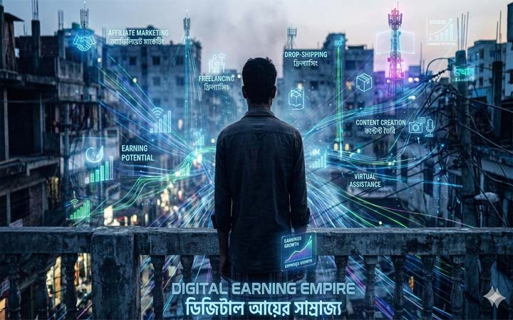 ফেসবুক-ইউটিউবের বাইরে অনলাইনে আয় করার ১০ উপায়