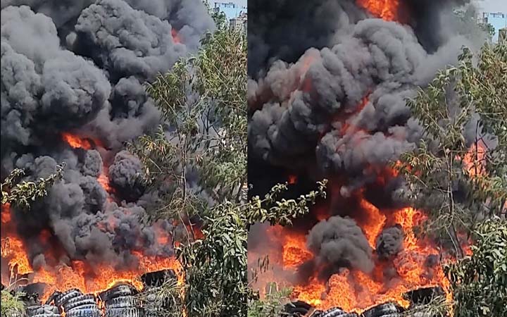 চট্টগ্রামে টায়ার গুদামে আগুন, নিয়ন্ত্রণে ১০ ইউনিট