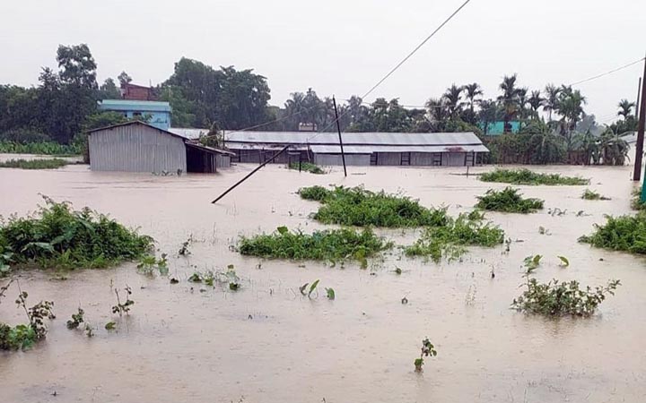 কাপ্তাই হ্রদে পানি বৃদ্ধি, নিম্নাঞ্চল প্লাবিত