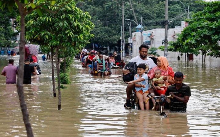 সিলেট-সুনামগঞ্জসহ পাঁচ জেলায় বন্যার পূর্বাভাস