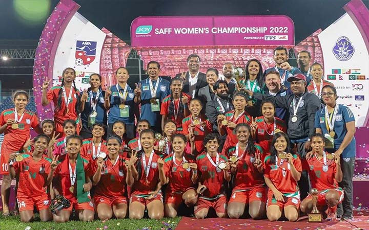 সাফজয়ী নারী দলকে ৫০ লাখ টাকা দিচ্ছে বিসিবি