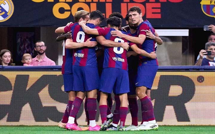 রিয়ালকে গুঁড়িয়ে বার্সার দুর্দান্ত জয়