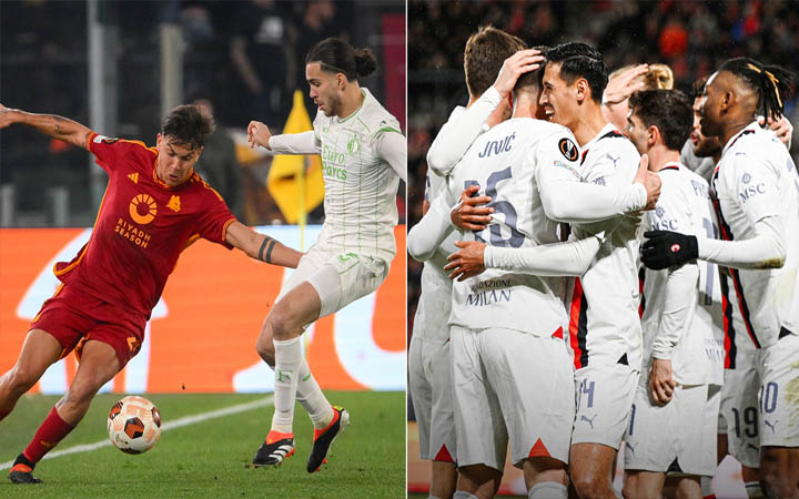 হেরেও শেষ ষোলোতে মিলান, রুদ্ধশ্বাস জয় রোমার