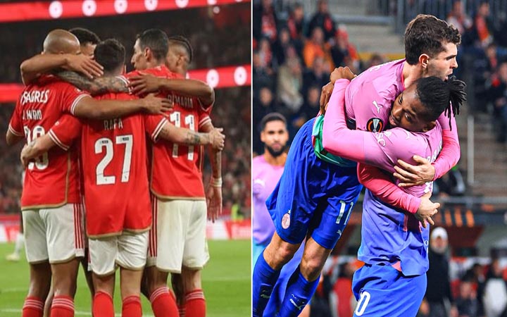 সহজ জয়ে কোয়ার্টার ফাইনালে এসি মিলান, কষ্টার্জিত জয় বেনফিকার