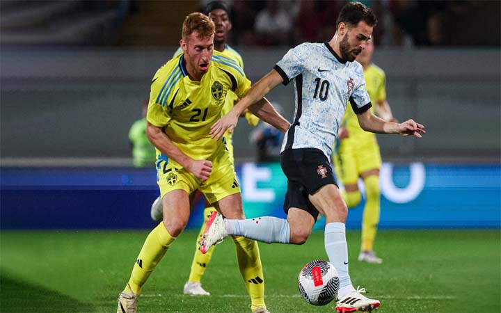 সুইডেনের বিপক্ষে গোল উৎসব করেছে পর্তুগাল