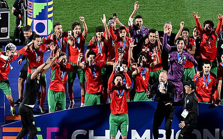 অনূর্ধ্ব–২০ বিশ্বকাপে আর্জেন্টিনাকে হারিয়ে বিশ্বচ্যাম্পিয়ন মরক্কো