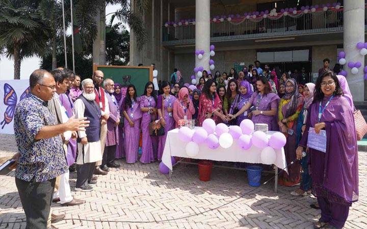 গ্রিন ইউনিভার্সিটিতে বর্ণাঢ্য আয়োজনে নারী দিবস উদযাপন
