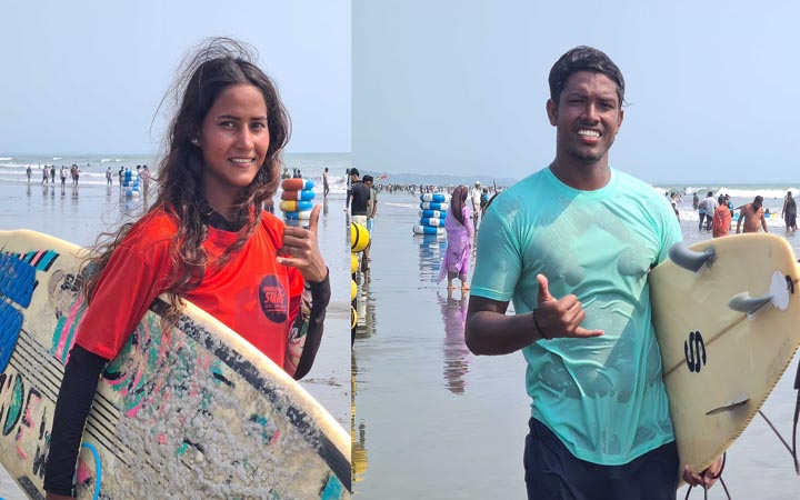 সার্ফিংয়ে নতুন আশা, এশিয়ান গেমসে মান্নান-ফাতেমা