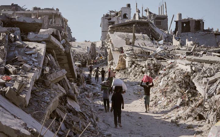 গাজা এখন ‘মাইনের শহর’