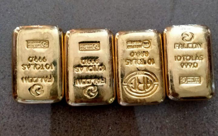 বেনাপোল সীমান্ত থেকে ৩ কেজি স্বর্ণ উদ্ধার