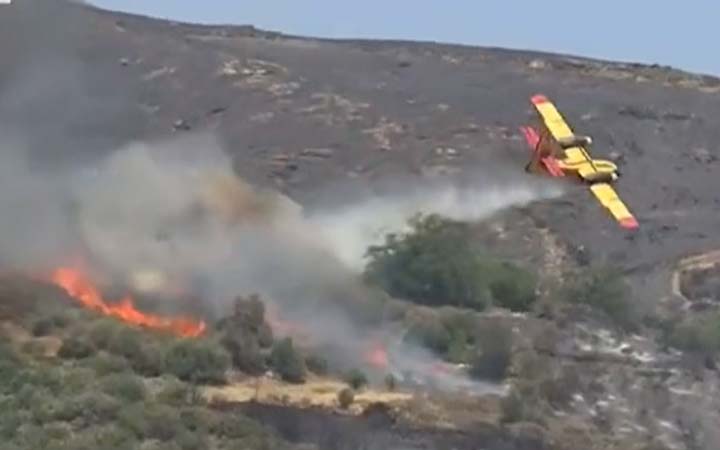 গ্রিসে দাবানল নেভাতে কাজ করা বিমান বিধ্বস্ত, পাইলটসহ নিহত ৩