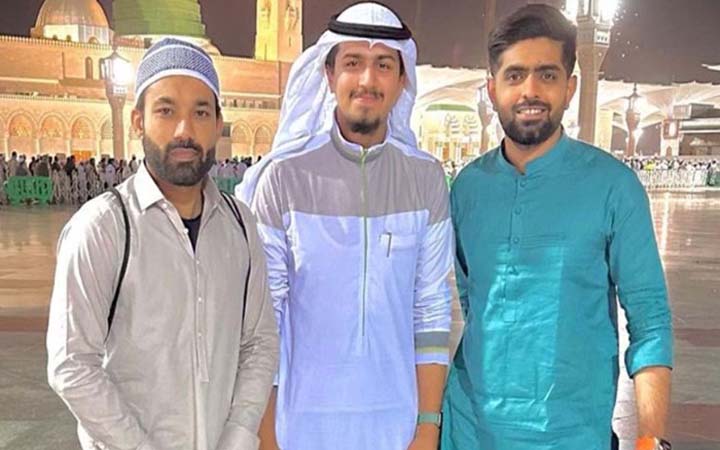 হজ পালনে সৌদিতে বাবর-রিজওয়ান