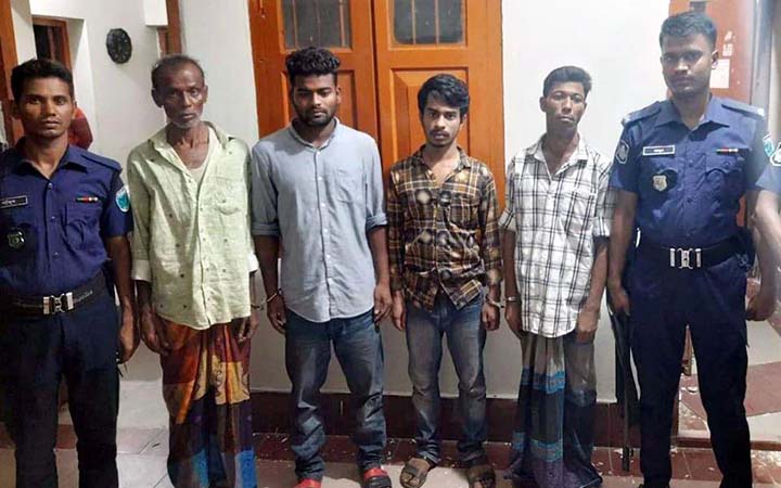 হবিগঞ্জে ৫ মাদক কারবারি গ্রেফতার