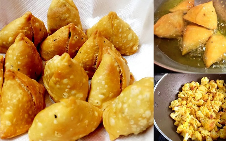 বিকেলের নাশতায় রাখুন ফুলকপির শিঙাড়া