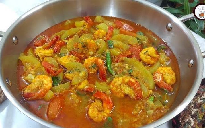 ঝিঙা সরিষা চিংড়ি  রেসিপি