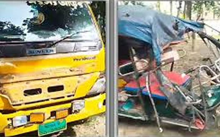 ট্রাক-ইজিবাইকের সংঘর্ষ, নিহত ২