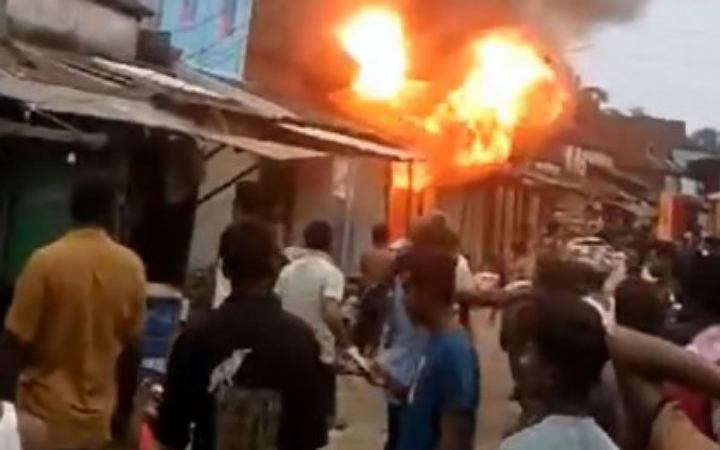 বানিয়াচংয়ে আগুনে পুড়ে ছাই ৪ ব্যবসা প্রতিষ্ঠান