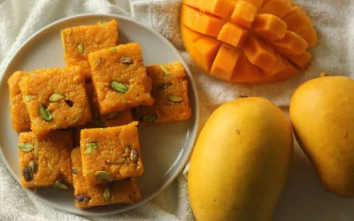 পাকা আমের বরফি তৈরির রেসিপি