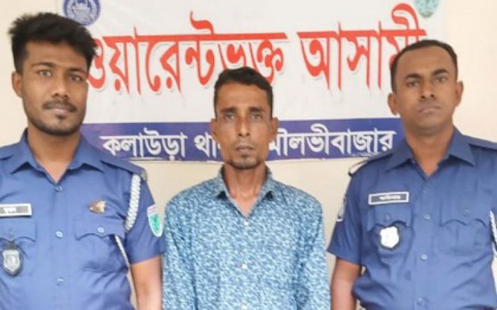 কুলাউড়ায় কুখ্যাত ডাকাত গ্রেফতার