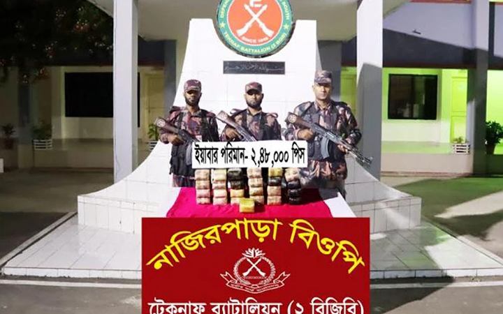 টেকনাফে পরিত্যক্ত ব্যাগ থেকে ৩ লাখ ইয়াবা উদ্ধার