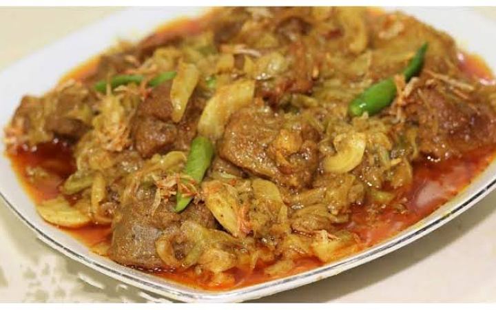 রেসিপি : বাঁধাকপি দিয়ে গরুর মাংস