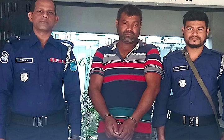 রাজবাড়ীর পাংশায় ৫০০ গ্রাম গাঁজাসহ আটক ১