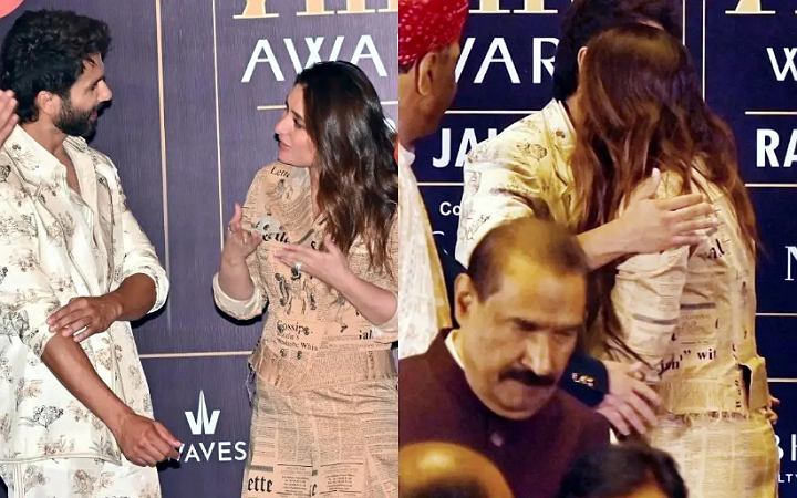 বহু বছর পর আলিঙ্গন করলেন কারিনা কাপুর ও শাহিদ কাপুর