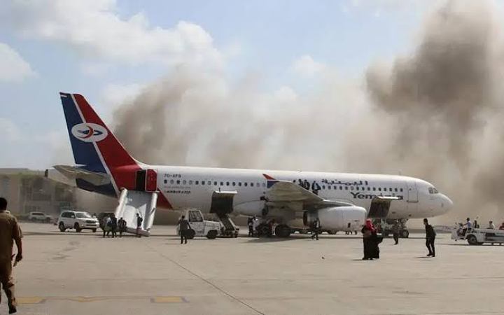 ইয়েমেনের হোদেইদা বিমানবন্দরে যুক্তরাষ্ট্রের হামলা