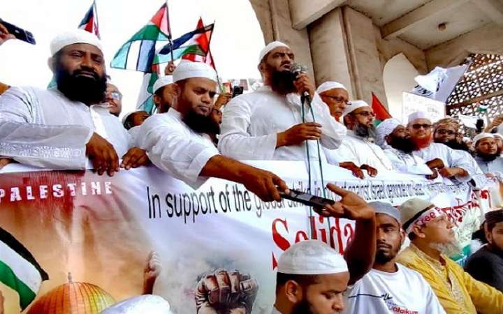 যুক্তরাষ্ট্রের ছত্রচ্ছায়ায় ইসরায়েল গণহত্যা চালাচ্ছে: হেফাজতে ইসলাম