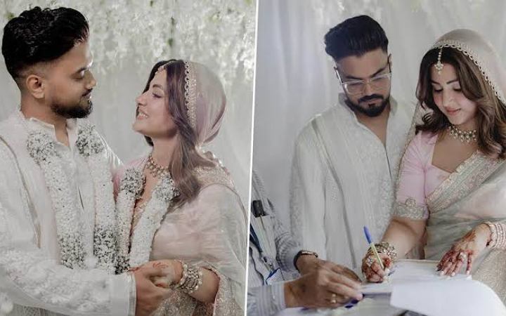 বিয়ে করলেন ক্যানসার আক্রান্ত হিনা খান