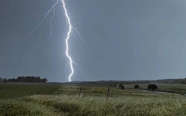 নান্দাইলে বজ্রপাতে বাবা - ছেলের মৃত্যু