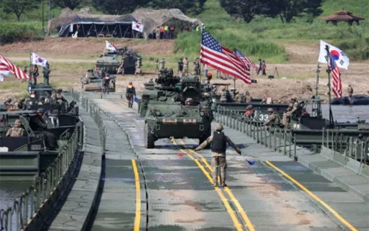 যুক্তরাষ্ট্রের মহড়া নিয়ে উত্তর কোরিয়ার হুঁশিয়ারি