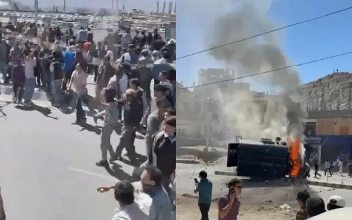 আলাদা রাজ্যের দাবিতে উত্তাল লাদাখ, সংঘর্ষ-পুলিশ ভ্যানে আগুন