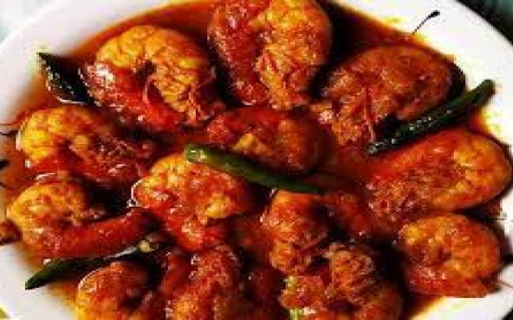 রেসিপি : কমলা দিয়ে চিংড়ি